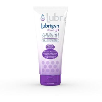 Lubrigyn Ultra Light Ultra Light Latte 200ml 5 BENEFICI in één Lubrigyn Ultra Light Ultra Light Latte 200ml 5 BENEFICI in één