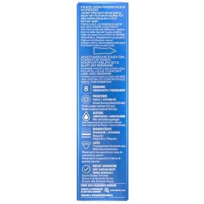 Durex Love condooms condooms met smalle pasvorm voor een veilig gevoel door een stevigere pasvorm 8 stuks (1 x 8 stuks) Durex Love condooms condooms met smalle pasvorm voor een veilig gevoel door een stevigere pasvorm 8 stuks (1 x 8 stuks)