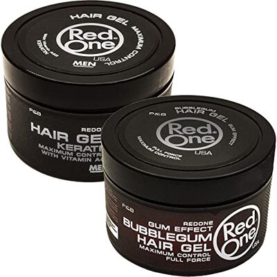 Redone Bubblegum haargel, 2 x 450 ml, maximale controle, volledige prestaties, hoogglanzend, 2 stuks (900 ml) Redone Bubblegum haargel, 2 x 450 ml, maximale controle, volledige prestaties, hoogglanzend, 2 stuks (900 ml)