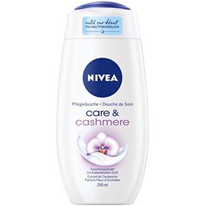 NIVEA Crème Care & Cashmere verzorgende douchegel (250 ml), rijke douchegel met kasjmier-extract en delicate orchideeëngeur, douchecrème voor een soepele huid NIVEA Crème Care & Cashmere verzorgende douchegel (250 ml), rijke douchegel met kasjmier-extract en delicate orchideeëngeur, douchecrème voor een soepele huid