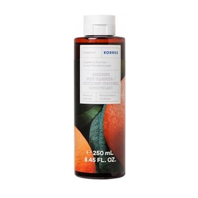 KORRES Sunrise revitaliserende douchegel met grapefruit met actieve aloë vera en frisse fruitige geur voor douchen, baden en scheren, dermatologisch getest, veganistisch, siliconenvrij en vrij KORRES Sunrise revitaliserende douchegel met grapefruit met actieve aloë vera en frisse fruitige geur voor douchen, baden en scheren, dermatologisch getest, veganistisch, siliconenvrij en vrij