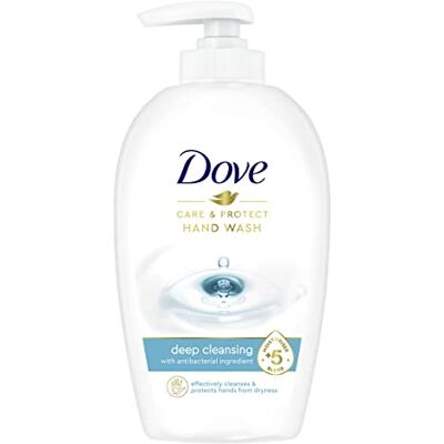 Dove Care & Protect Antibacterieel Handwas Wit Dove Care & Protect Antibacterieel Handwas Wit