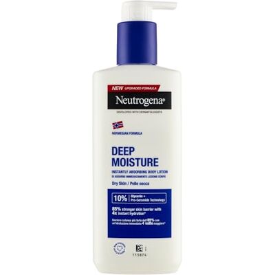 Neutrogena Onmiddellijke absorptie en intensieve hydratatie, 250 ml Neutrogena Onmiddellijke absorptie en intensieve hydratatie, 250 ml