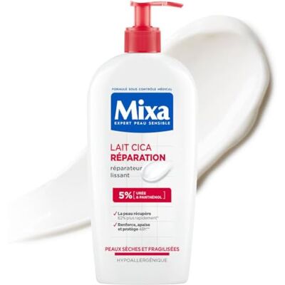 Mixa Expert Gevoelige Huid – Cica Melk Reparatie – Langdurige Effect Reparatie – Droge en Ruwe Huid – Hypoallergeen – 400 ml Mixa Expert Gevoelige Huid – Cica Melk Reparatie – Langdurige Effect Reparatie – Droge en Ruwe Huid – Hypoallergeen – 400 ml
