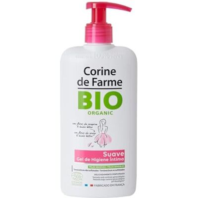 Corine de Farme Lavant Intime Bio Gel Natuurlijke Zachte Reinigingsgel met Kersenbloesem Respecteert de balans van de Intieme Flora Hydrateert en kalmeert ongemak Biologisch Ecocert gecertificeerd 250 ml Corine de Farme Lavant Intime Bio Gel Natuurlijke Zachte Reinigingsgel met Kersenbloesem Respecteert de balans van de Intieme Flora Hydrateert en kalmeert ongemak Biologisch Ecocert gecertificeerd 250 ml