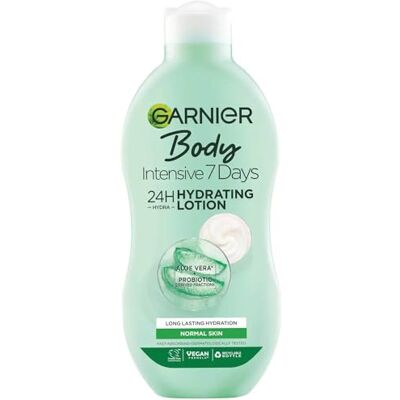 Garnier "Intensive 7 Days" Aloë Vera-Bodylotion Voor De Normale Huid, 400 ml, Groen Garnier "Intensive 7 Days" Aloë Vera-Bodylotion Voor De Normale Huid, 400 ml, Groen
