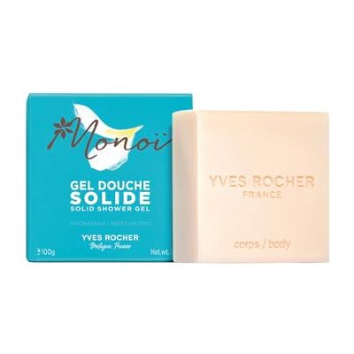 Yves Rocher Monoï Tiaré Bloesem Douchegel, vanillegeur, reinigt en hydrateert de huid, romig schuim zonder sulfaat, amandelolie en glycerine, 93% natuurlijk, veganistisch, 100 g Yves Rocher Monoï Tiaré Bloesem Douchegel, vanillegeur, reinigt en hydrateert de huid, romig schuim zonder sulfaat, amandelolie en glycerine, 93% natuurlijk, veganistisch, 100 g
