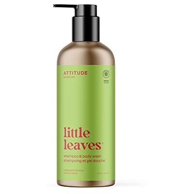 Attitude Shampoo en body wash voor kinderen, EWG geverifieerd haar en lichaamsreiniger, dermatologisch getest zeep, plant en mineraal op basis van badproducten, veganistisch, hervulbare fles Attitude Shampoo en body wash voor kinderen, EWG geverifieerd haar en lichaamsreiniger, dermatologisch getest zeep, plant en mineraal op basis van badproducten, veganistisch, hervulbare fles