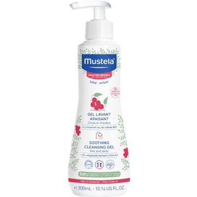 Mustela BÃ%BÃ% SOOTHING CLEANSING gel very sensitive skin 300 ml Mustela BÃ%BÃ% SOOTHING CLEANSING gel very sensitive skin 300 ml