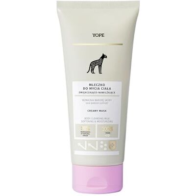 Yope Douchegel, voedend, hydraterend, pH-neutraal, sheaboter, veganistisch, SLS-vrij, 98% natuurlijke ingrediënten, romige muskus, 200 ml Yope Douchegel, voedend, hydraterend, pH-neutraal, sheaboter, veganistisch, SLS-vrij, 98% natuurlijke ingrediënten, romige muskus, 200 ml