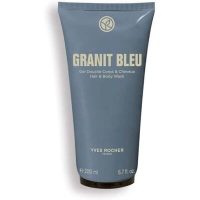 Yves Rocher Granit Bleu Douchegel 2-in-1 lichaam en haar heren 200 ml Yves Rocher Granit Bleu Douchegel 2-in-1 lichaam en haar heren 200 ml