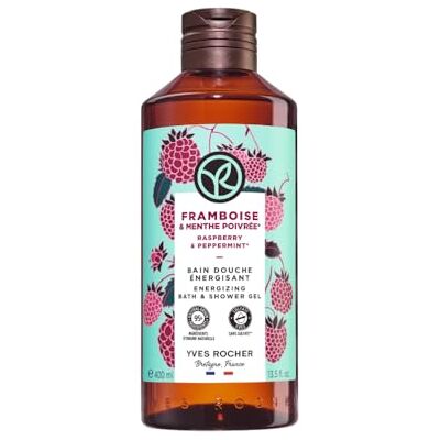 Yves Rocher Framboos & munt douchegel Body Wash zonder sulfaat 400 ml Yves Rocher Framboos & munt douchegel Body Wash zonder sulfaat 400 ml