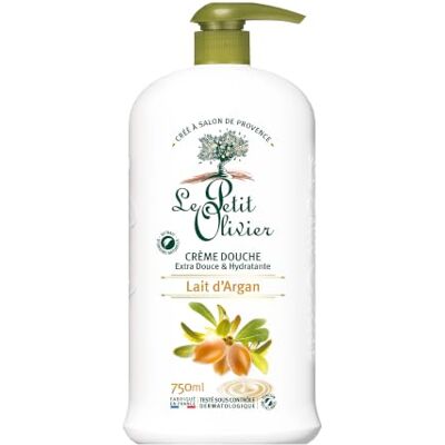 Le Petit Olivier Extra zachte en hydraterende douchecrème Arganmelk Voor het hele gezin pH-neutraal voor de huid Zonder zeep, zonder kleurstoffen Gemaakt in Frankrijk 750 ml Le Petit Olivier Extra zachte en hydraterende douchecrème Arganmelk Voor het hele gezin pH-neutraal voor de huid Zonder zeep, zonder kleurstoffen Gemaakt in Frankrijk 750 ml