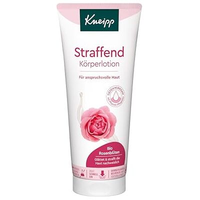 Kneipp Verstevigende bodylotion met hoogwaardig biologisch rozenextract, diep effectief met plantaardige verzorgingsoliën, trekt snel in speciaal ontwikkeld voor Kneipp Verstevigende bodylotion met hoogwaardig biologisch rozenextract, diep effectief met plantaardige verzorgingsoliën, trekt snel in speciaal ontwikkeld voor