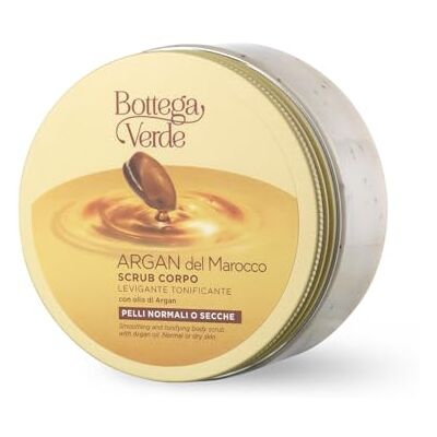 Bottega Verde Argan uit Marokko Body Scrub verkwikkende gladmakende (200 ml) normale of droge huid Bottega Verde Argan uit Marokko Body Scrub verkwikkende gladmakende (200 ml) normale of droge huid