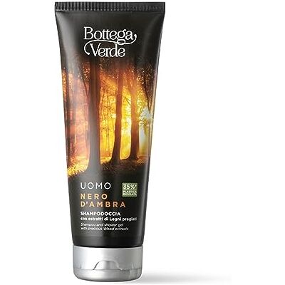Bottega Verde Noir d'Ambra Doucheshampoo met waardevolle houtextracten (200 ml) Bottega Verde Noir d'Ambra Doucheshampoo met waardevolle houtextracten (200 ml)