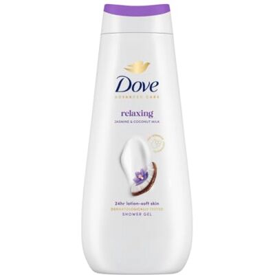 Dove Advanced Care Ontspannende douchegel jasmijn en kokosmelk, 400 ml Dove Advanced Care Ontspannende douchegel jasmijn en kokosmelk, 400 ml