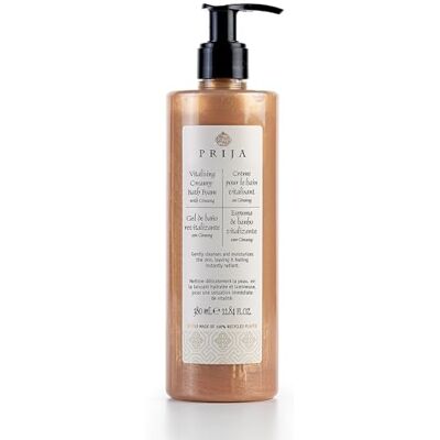 Prija Vitalising Creamy Bath Foam met Panax Ginseng Root Extract 380 ml Prija Vitalising Creamy Bath Foam met Panax Ginseng Root Extract 380 ml