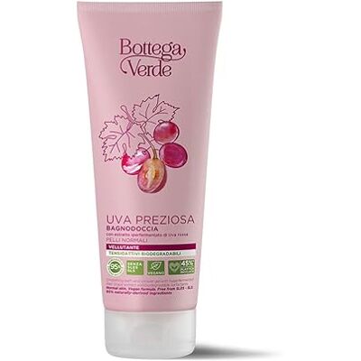 Bottega Verde Druiven fluweelzacht douchebad met hypergefermenteerd extract van rode druiven en biologisch afbreekbare oppervlakteactieve stoffen normale huid Bottega Verde Druiven fluweelzacht douchebad met hypergefermenteerd extract van rode druiven en biologisch afbreekbare oppervlakteactieve stoffen normale huid