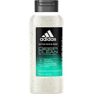 adidas Active Skin & Mind, Deep Clean Shower Gel, handdouche voor dames, 250 ml adidas Active Skin & Mind, Deep Clean Shower Gel, handdouche voor dames, 250 ml