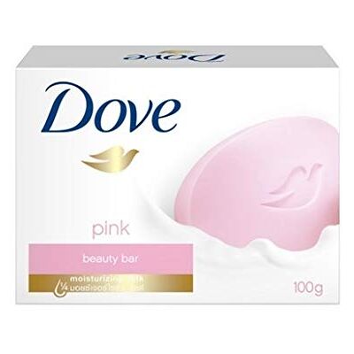 Dove 6 stuks roze zeep, hydraterend, de hele dag, 100 g Dove 6 stuks roze zeep, hydraterend, de hele dag, 100 g