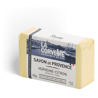 La Corvette , Zeep uit de Provence met citroenverbena, 100 g, handzeep La Corvette , Zeep uit de Provence met citroenverbena, 100 g, handzeep