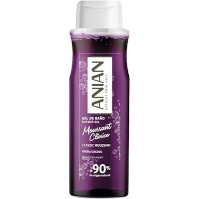 ANIAN Mousserende douchegel, 750 ml, met glycerine, reinigt, verzorgt en beschermt de huid, traditioneel aroma, voor alle huidtypes, +90% ingrediënten van natuurlijke oorsprong, geschikt voor ANIAN Mousserende douchegel, 750 ml, met glycerine, reinigt, verzorgt en beschermt de huid, traditioneel aroma, voor alle huidtypes, +90% ingrediënten van natuurlijke oorsprong, geschikt voor