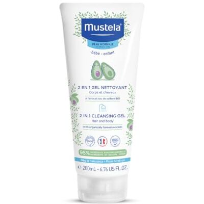 Mustela Bebé-Enfant 2 in 1 Reinigingsgel voor normale huid 200 ml Mustela Bebé-Enfant 2 in 1 Reinigingsgel voor normale huid 200 ml