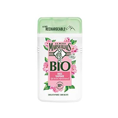 Le Petit Marseillais Biologische verfrissende douchegel Rose Sauvage (fles van 250 ml) – 98% ingrediënten van natuurlijke oorsprong en pH-neutraal voor de huid – recyclebare en navulbare verpakking Le Petit Marseillais Biologische verfrissende douchegel Rose Sauvage (fles van 250 ml) – 98% ingrediënten van natuurlijke oorsprong en pH-neutraal voor de huid – recyclebare en navulbare verpakking