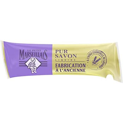 Le Petit Marseillais Pur Vloeibare zeep met etherische lavendelolie, navulverpakking, 250 ml Le Petit Marseillais Pur Vloeibare zeep met etherische lavendelolie, navulverpakking, 250 ml