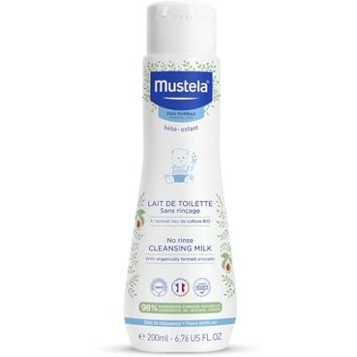 Mustela BABY Cleansing Milk No Rinse 200ml Mustela BABY Cleansing Milk No Rinse 200ml