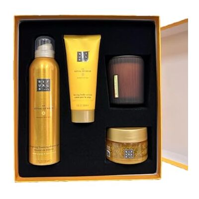 Rituals The Ritual Of Mehr Cadeauset, 4 bestsellers, inclusief scrub, mousse, crème en kaars Rituals The Ritual Of Mehr Cadeauset, 4 bestsellers, inclusief scrub, mousse, crème en kaars
