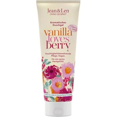 Jean & Len Douchegel met cranberry en vanille ideale pH-waarde voor de huid verkwikkende douche-ervaring met cranberry- en vanille-extracten voor een zachte huid veganistische douchegel Jean & Len Douchegel met cranberry en vanille ideale pH-waarde voor de huid verkwikkende douche-ervaring met cranberry- en vanille-extracten voor een zachte huid veganistische douchegel