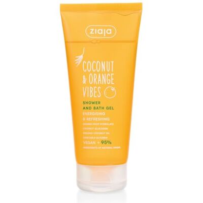 Ziaja COCONUT & ORANJE VIBES energizing and refreshing bath and shower gel 200 ml Ziaja COCONUT & ORANJE VIBES energizing and refreshing bath and shower gel 200 ml