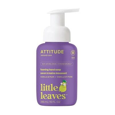 ATTITUDE Natuurlijke schuimzeep voor kinderen en het hele gezin, hypoallergeen, biologisch afbreekbaar, veganistisch en dierproefvrij, vanille en peer, 295 ml ATTITUDE Natuurlijke schuimzeep voor kinderen en het hele gezin, hypoallergeen, biologisch afbreekbaar, veganistisch en dierproefvrij, vanille en peer, 295 ml