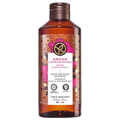 Yves Rocher Argan & Rose Douchegel Body Wash, hydraterend, zachte huid, 400 ml Yves Rocher Argan & Rose Douchegel Body Wash, hydraterend, zachte huid, 400 ml
