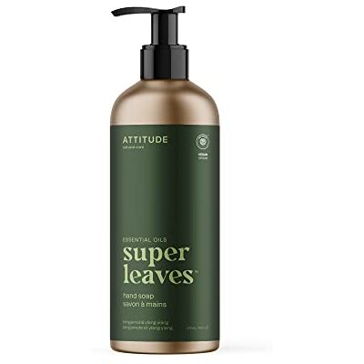 Attitude Handzeep, EWG geverifieerd, plantaardige en minerale ingrediënten, veganistische persoonlijke verzorgingsproducten, aluminium fles, bergamot en ylang ylang, 473 ml Attitude Handzeep, EWG geverifieerd, plantaardige en minerale ingrediënten, veganistische persoonlijke verzorgingsproducten, aluminium fles, bergamot en ylang ylang, 473 ml