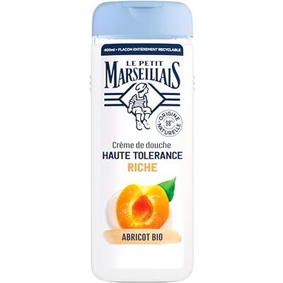 Le Petit Marseillais Douchecrème met hoge tolerantie rijke biologische abrikoos (fles van 400 ml) 98% ingrediënten van natuurlijke oorsprong douchegel voor droge en gevoelige huid Le Petit Marseillais Douchecrème met hoge tolerantie rijke biologische abrikoos (fles van 400 ml) 98% ingrediënten van natuurlijke oorsprong douchegel voor droge en gevoelige huid
