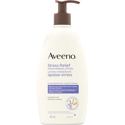 Aveeno Body Moisture Stress Relief Moisturizing Lotion, 18 Ounce by Aveeno Body Moisture Stress Relief Moisturizing Lotion, 18 Ounce by
