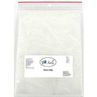 SALA Alun Kalium Aluminium Sulfaat Zak van 250 g SALA Alun Kalium Aluminium Sulfaat Zak van 250 g