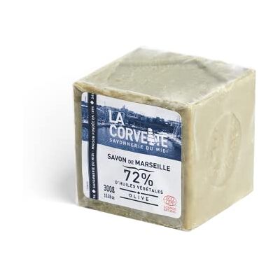 La Corvette - Traditionele Marseille zeep met olijfolie. 300g- Gecertificeerd 100% natuurlijk door ECOCERT La Corvette - Traditionele Marseille zeep met olijfolie. 300g- Gecertificeerd 100% natuurlijk door ECOCERT