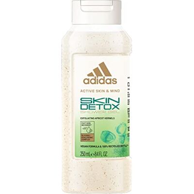 adidas Active Skin & Mind, Skin Detox Shower Gel, handdouche voor dames, 250 ml adidas Active Skin & Mind, Skin Detox Shower Gel, handdouche voor dames, 250 ml