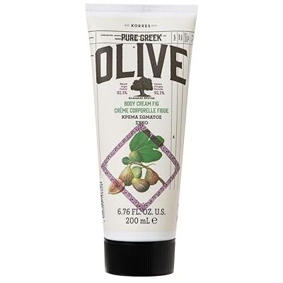 KORRES Olive Fig Hydraterende lichaamsmelk voor zachte huid met extra vierge olijfolie met frisse vijgengeur, veganistisch, 200 ml KORRES Olive Fig Hydraterende lichaamsmelk voor zachte huid met extra vierge olijfolie met frisse vijgengeur, veganistisch, 200 ml