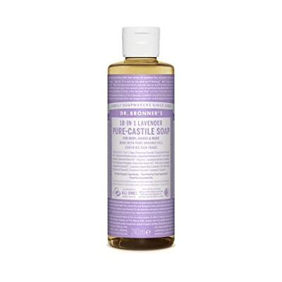 Dr. Bronner's Lavendel biologische vloeibare zeep 240 ml Dr. Bronner's Lavendel biologische vloeibare zeep 240 ml