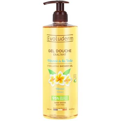 Evoluderm Exaltant Monoï met Folie Douchegel 500 ml 95% Natuurlijke Oorsprong Veganistisch Gemaakt in Frankrijk Evoluderm Exaltant Monoï met Folie Douchegel 500 ml 95% Natuurlijke Oorsprong Veganistisch Gemaakt in Frankrijk