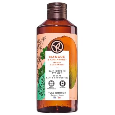 Yves Rocher Mango & koriander douchegel Body Wash zonder sulfaat 400 ml Yves Rocher Mango & koriander douchegel Body Wash zonder sulfaat 400 ml