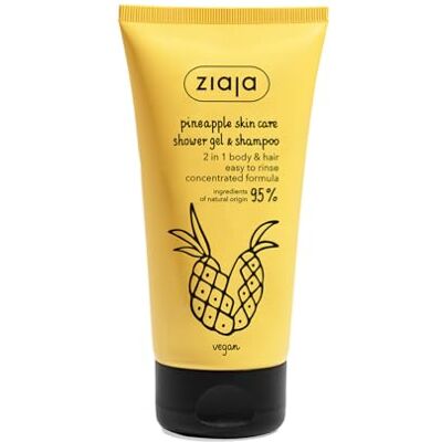 Ziaja Ananas douchegel en shampoo 2-in-1, 160 ml Ziaja Ananas douchegel en shampoo 2-in-1, 160 ml