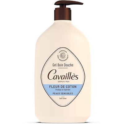 Cavaillès Rogé Douchegel, gevoelige huid, katoen, bloem, 1 l Cavaillès Rogé Douchegel, gevoelige huid, katoen, bloem, 1 l