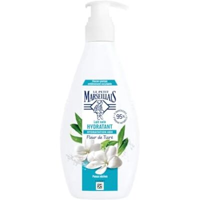Le Petit Marseillais Monoï hydraterende verzorgingsmelk (250 ml pompfles) – hydraterende melk voor de droge huid met 95% ingrediënten van natuurlijke oorsprong – lichaamsmelk voor 48 uur vocht Le Petit Marseillais Monoï hydraterende verzorgingsmelk (250 ml pompfles) – hydraterende melk voor de droge huid met 95% ingrediënten van natuurlijke oorsprong – lichaamsmelk voor 48 uur vocht