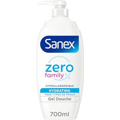 Sanex Zero Family Pomp Douchegel Pomp Voor het hele gezin zonder zeep 700ml Sanex Zero Family Pomp Douchegel Pomp Voor het hele gezin zonder zeep 700ml